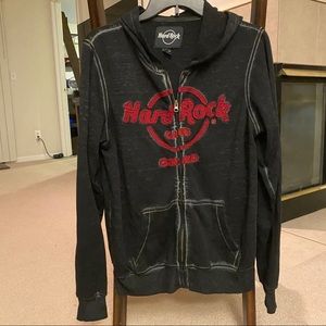 Hard Rock Cafe zip up hoodie
